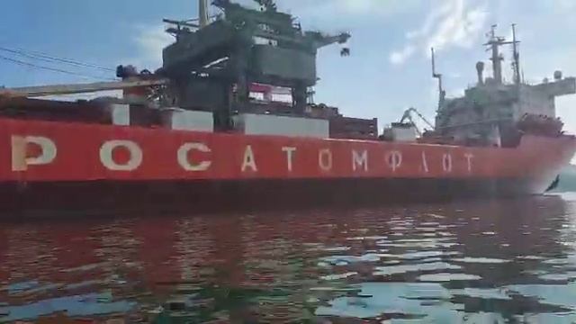 Атомоход. Севмор Путь у берегов Камчатки.