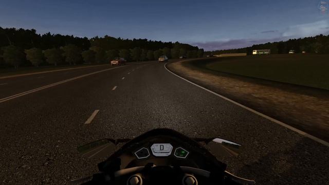 City Car Driving - Kawasaki Ninja // ПОЕЗДКА ПО ВЕЧЕРНЕМУ ГОРОДУ С МУЗЫКОЙ //