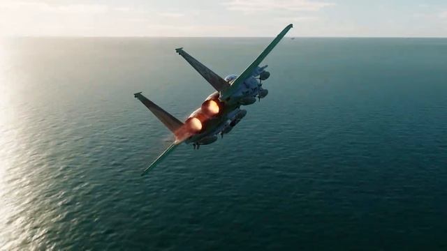 DCS World: F-15E топит АВИАНОСЕЦ