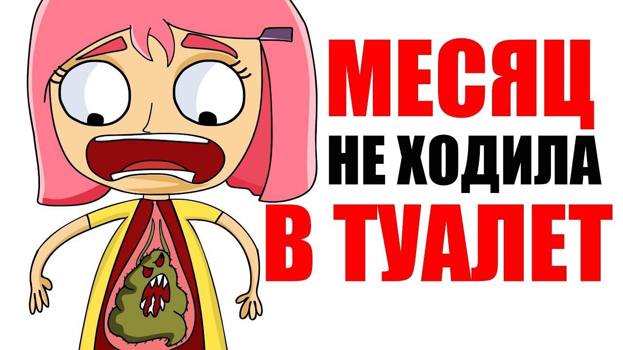 Я не ходила в туалет месяц (Анимация)