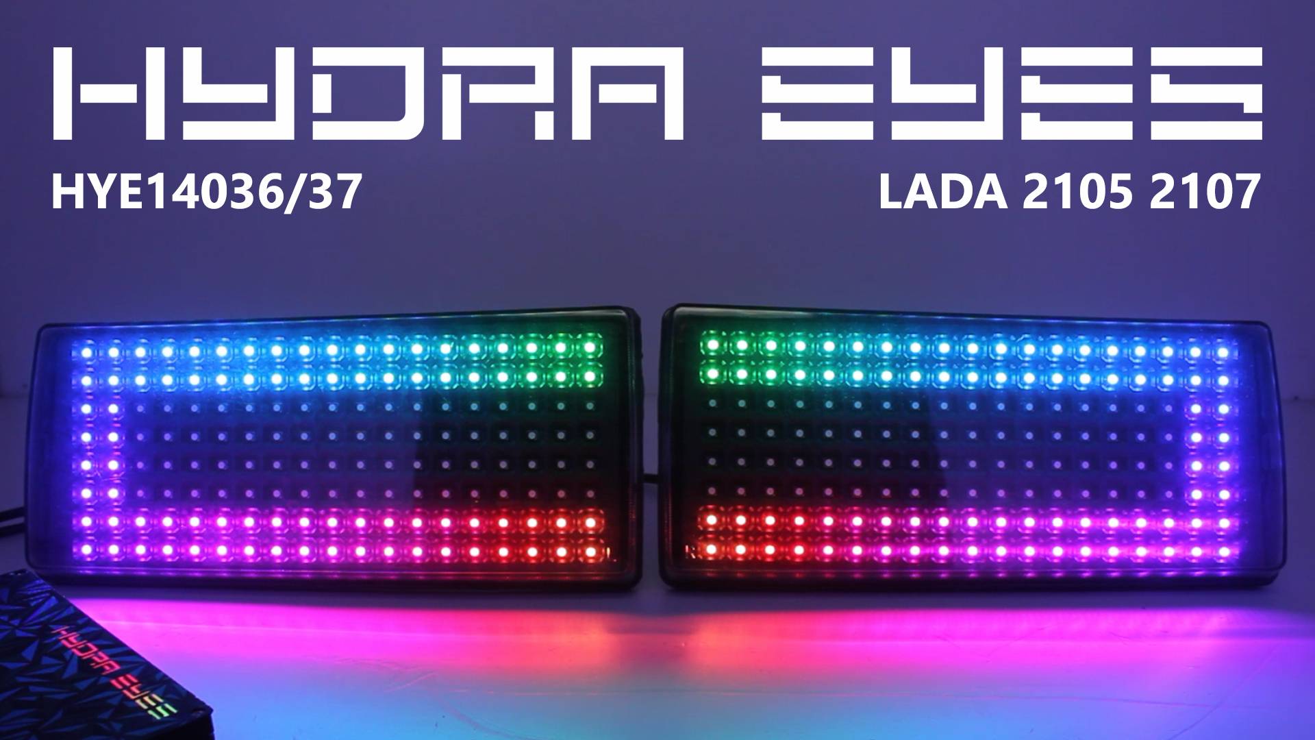 DEMO: Программируемые фонари Hydra Eyes для ВАЗ 2105 2107