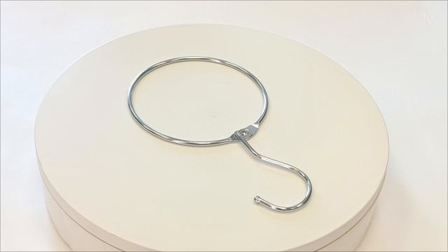 Кольцо выставочное P-ring CH, с крючком (Цвет: хром)