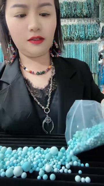 2025-0528-03 Natural Mineral Turquoise Private Jewelry Premium Customization