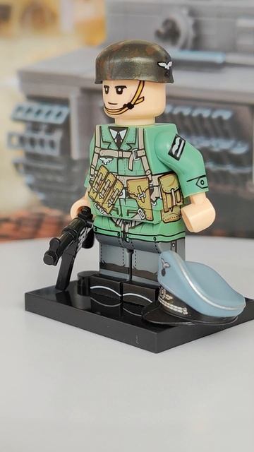 Lego кастомная минифигурка немецкого десантника с Aliexpress