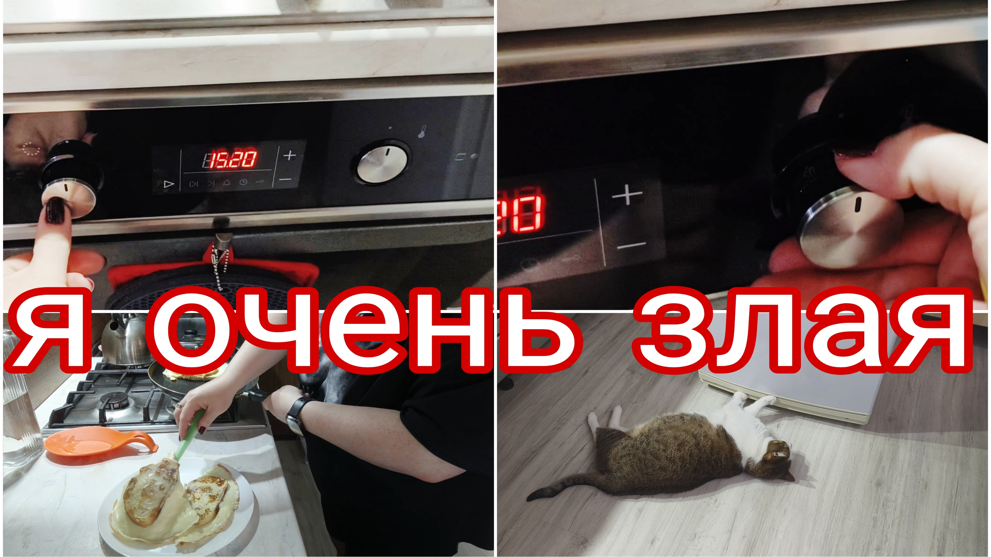 28-05-2025 КРАН РЕГУЛИРОВКИ ТЕМПЕРАТУРЫ ДУХОВКИ ЗАСТРЯЛ * НЕГАТИВ С УТРА * КОТЛЕТКА С ПЮРЕШКОЙ