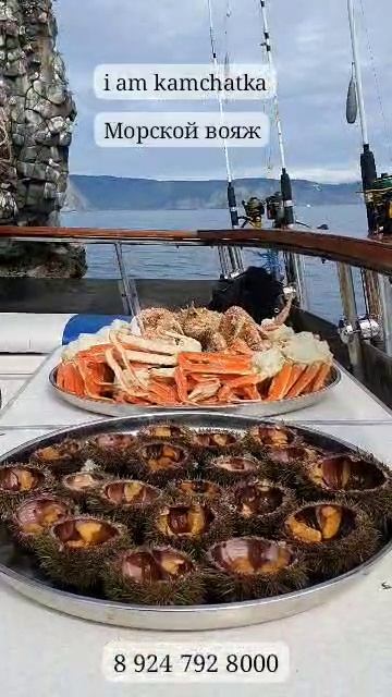 Море крабов. Путешествие на катере. Камчатка