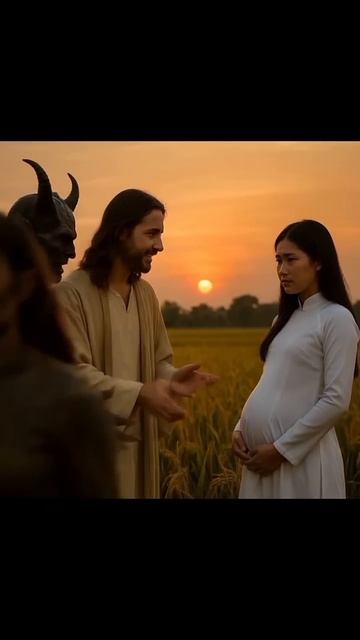 A Crossroad of Faith_ Jesus or the Evil One_ 😨🙏🙏 #jesus #love #divinelife #god