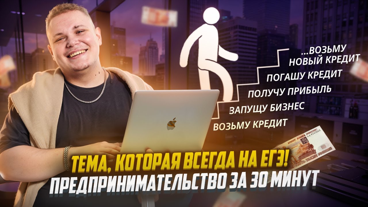 Всё о предпринимательской деятельности за 30 минут | Задание 6 ЕГЭ по обществознанию | Умскул
