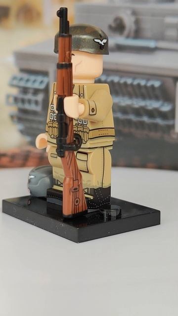 Lego кастомная минифигурка немецкого десантника с Aliexpress
