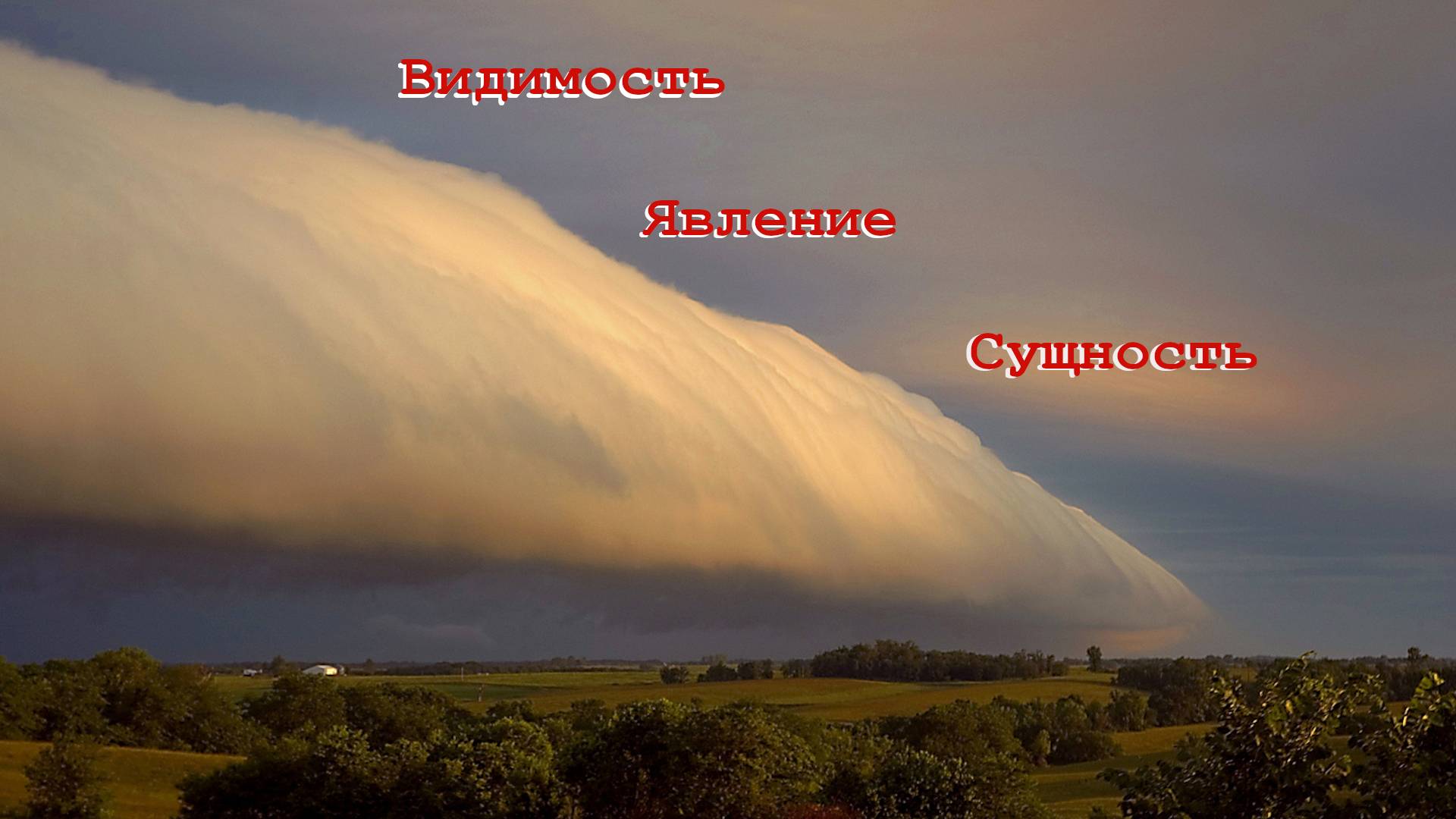 Видимость, явление, сущность