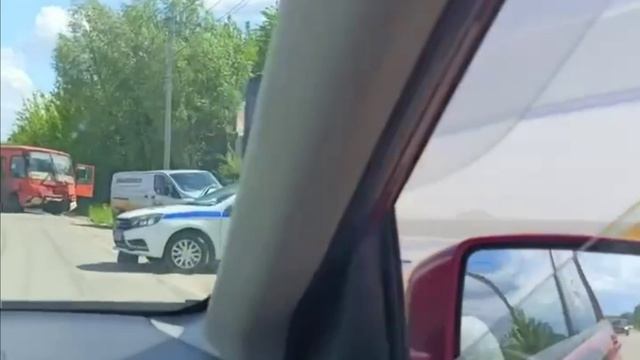 Авария с автобусом в посёлке Ждановский Нижегородской области