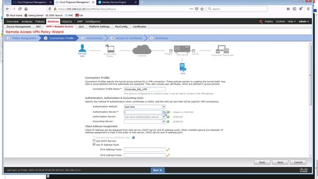 10. Cisco Firepower- Remote Access VPN