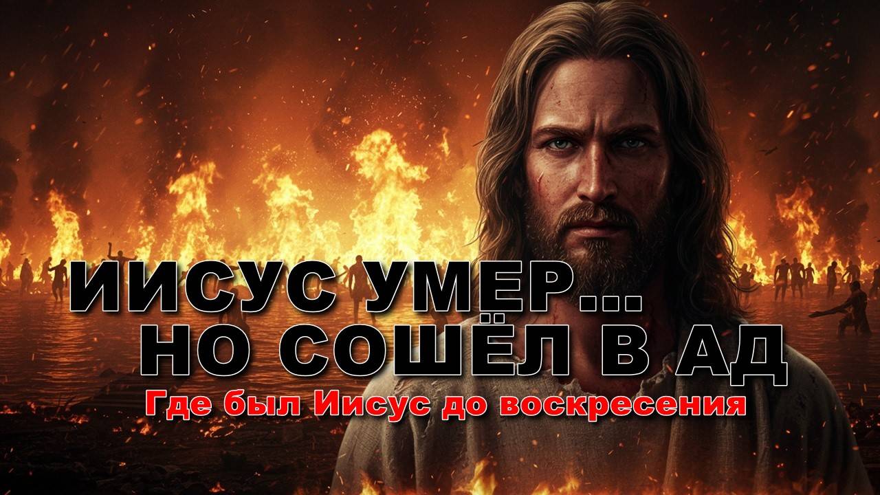 ИИСУС УМЕР НО СОШЁЛ В АД Где был Иисус до воскресения