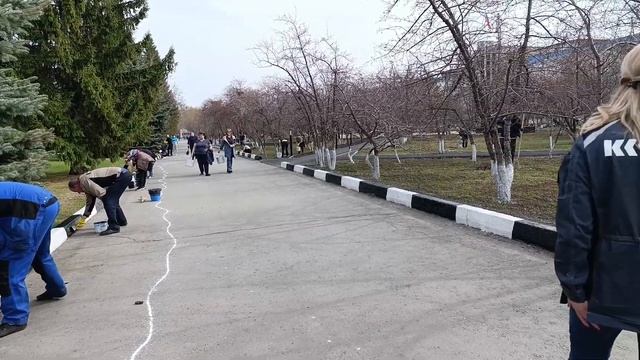 Субботник. Курганстальмост. #россия #курган #новости #к