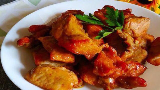 Свинина с лавандовым медом и соевым соусом