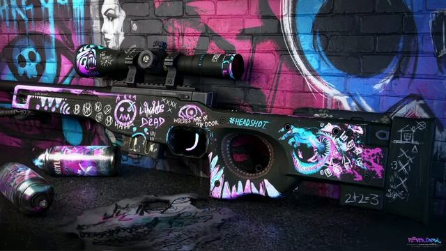 AWP Fever Dream Sniper Rifle from CS Global Offensive - Живые Обои