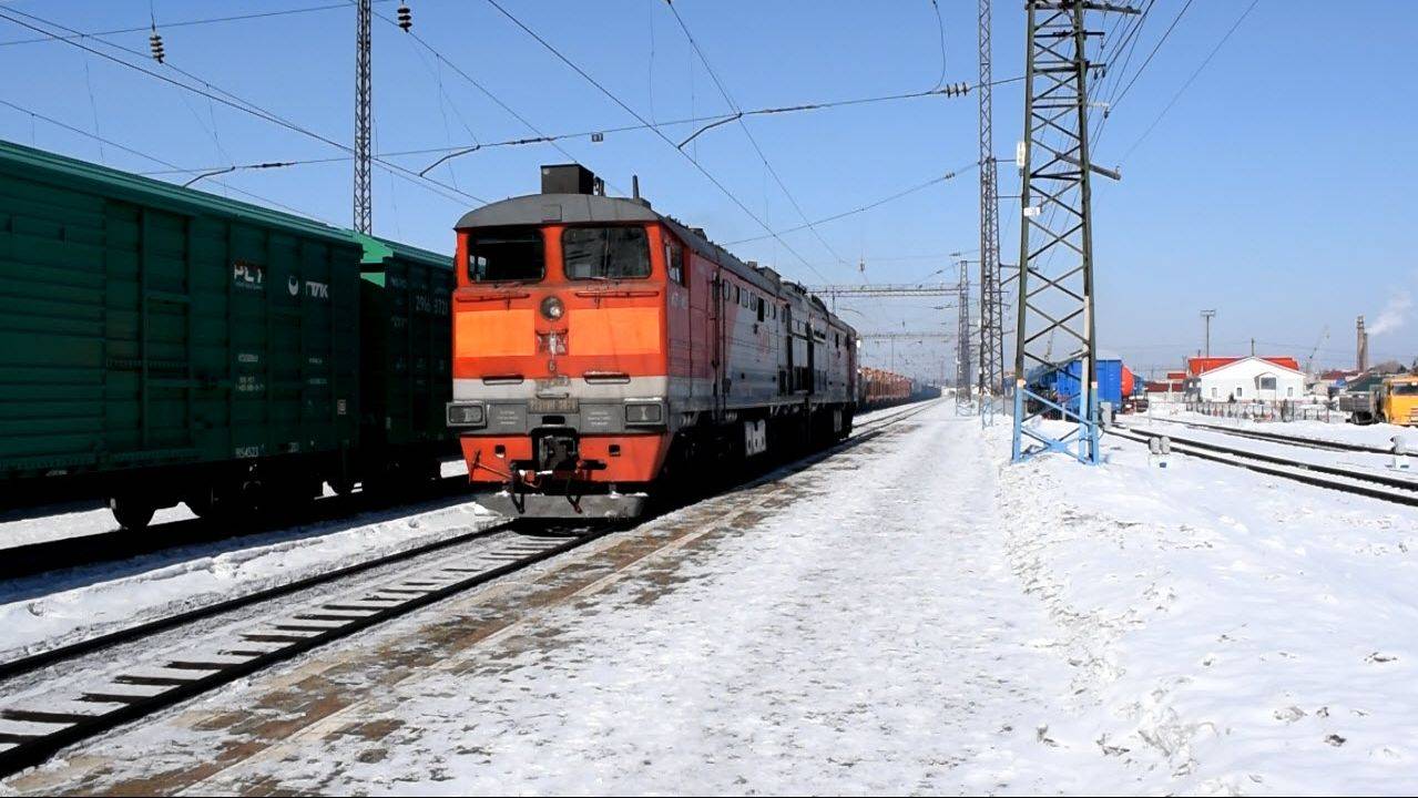 Тепловоз 2ТЭ10М-3074. Резервом.