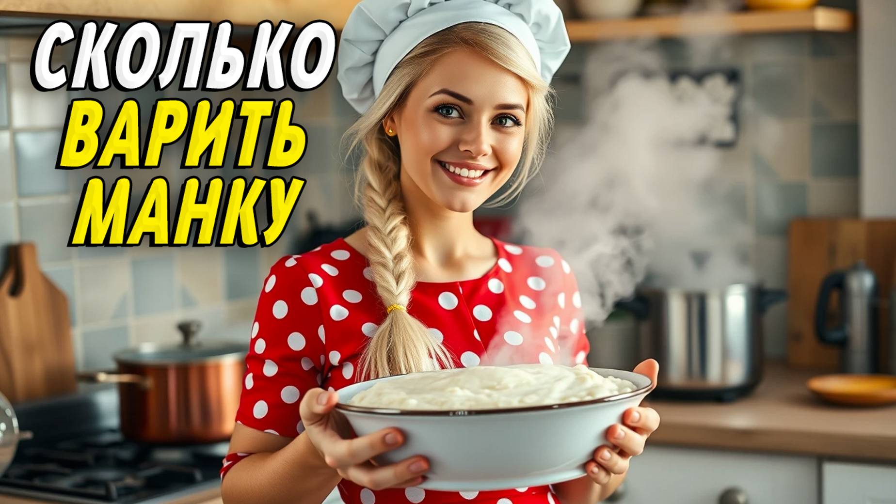 Сколько варить манку