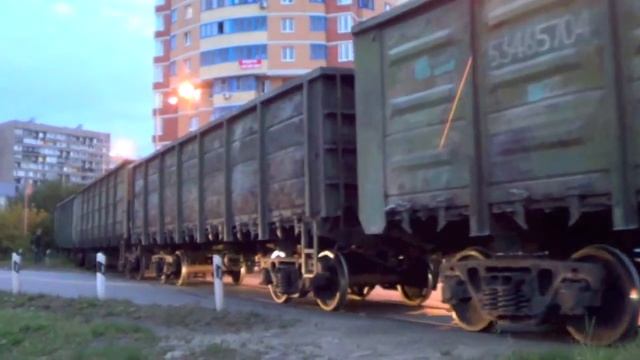 ЧМЭ3-5245 вывозным составом