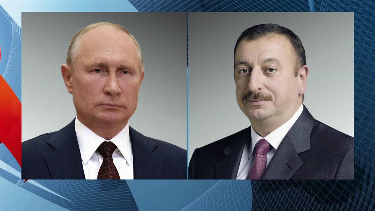 Владимир Путин поздравил Ильхама Алиева с Днем независимости Азербайджана