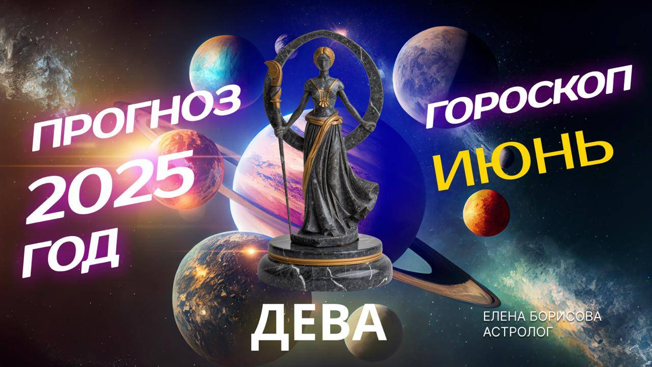 Дева  Прогноз на ИЮНЬ 2025. Гороскоп от Елены Борисовой