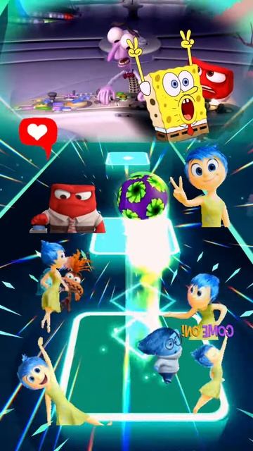 R3VZ6G5Fdn4 - Inside out 2 Ep 3 Tiles Hop SpongeBob theme song #insideout2 #tileshopshorts #fascinat