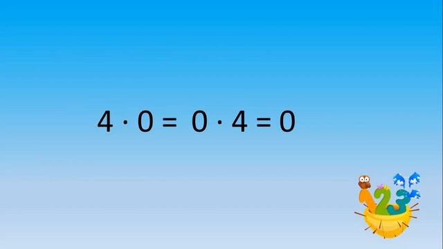2 клас. Математика. Множення чисел 0 та 1.