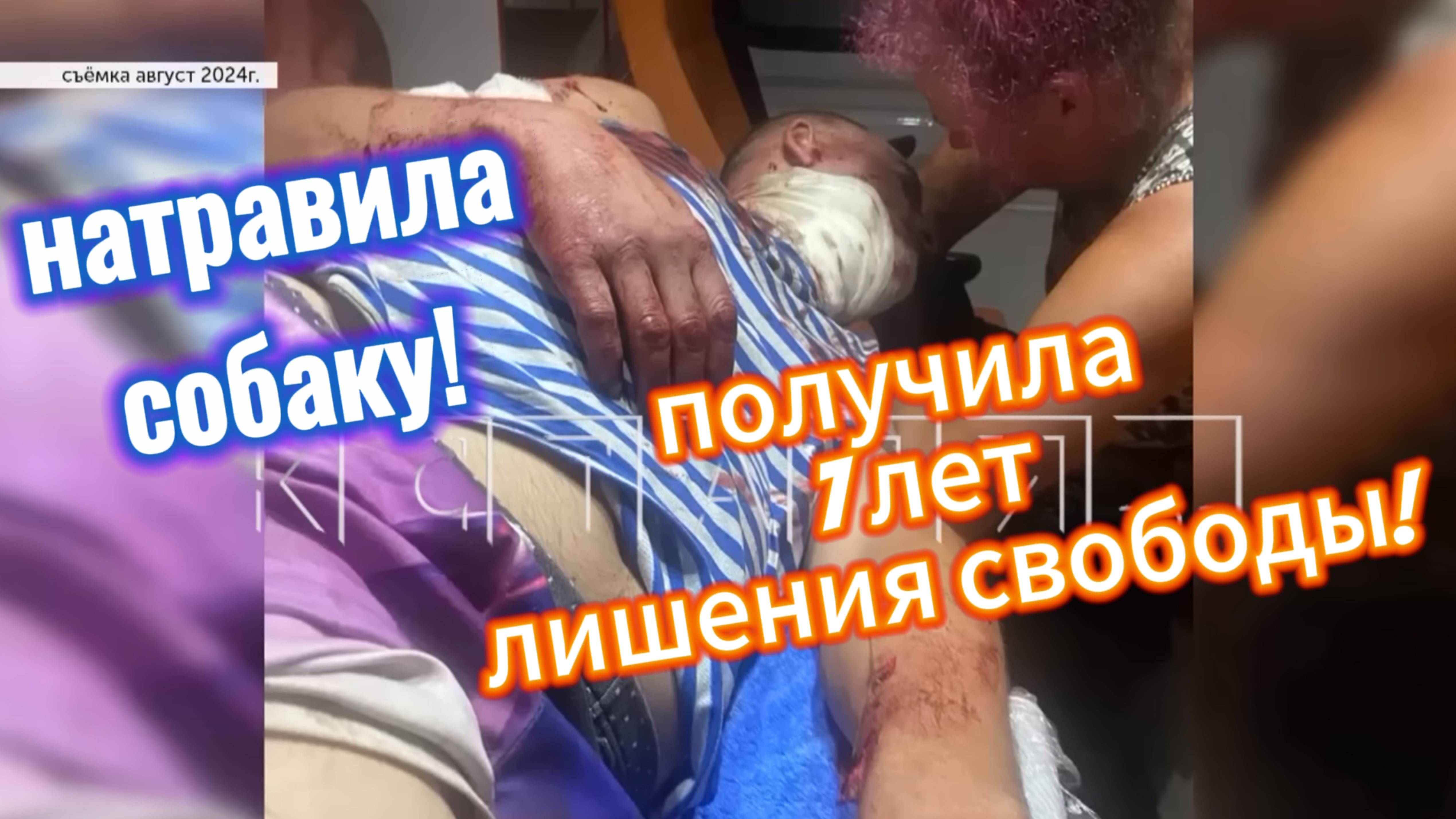 Натравила собаку? 7 лет колонии!