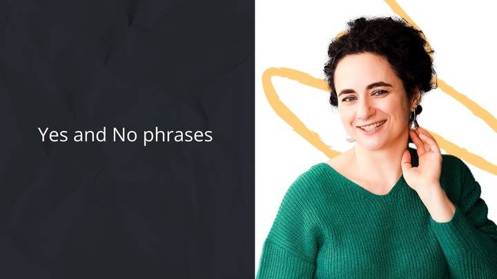 Yes and No phrases #Английский
