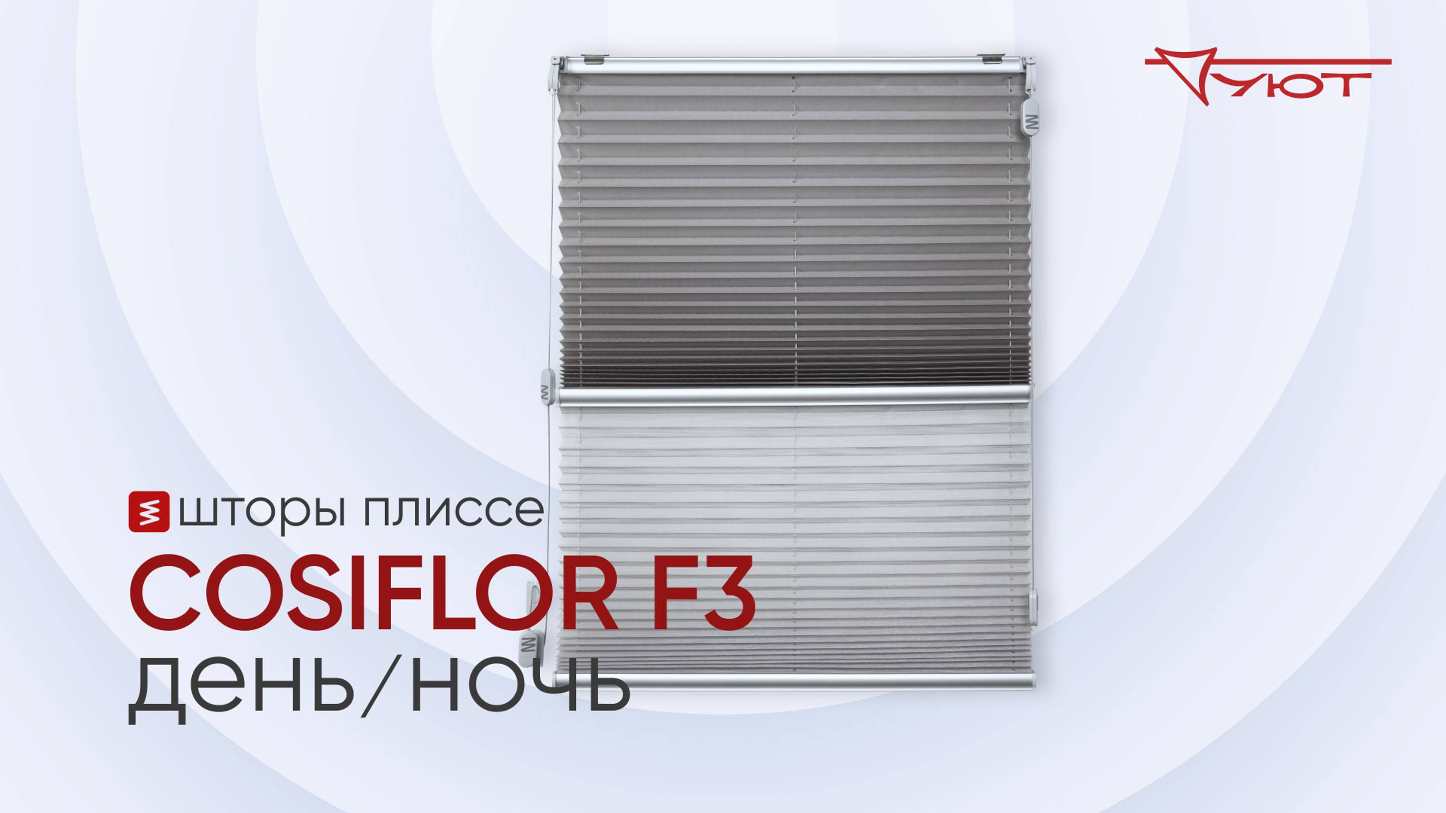 Шторы плиссе_ система День_Ночь COSIFLOR F3