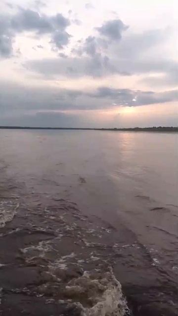 Речной релакс .Закат. Путешествие по реке .