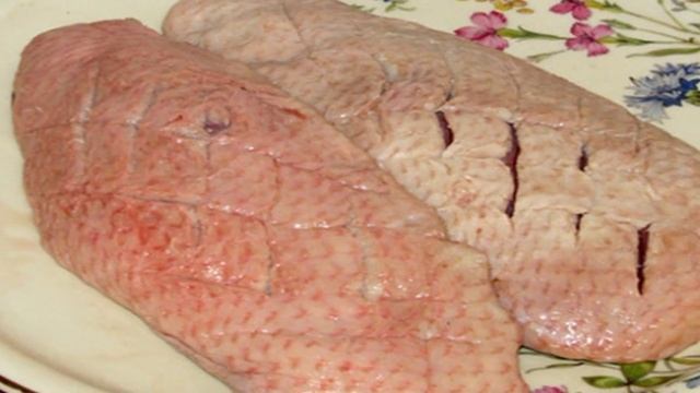 Филе утки с яблоками