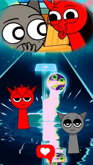 SnOihXLBOXk - Sprunki Incredibox Zoonomaly theme song ep4 Tiles Hop #tileshopshorts #sprunkiincredib