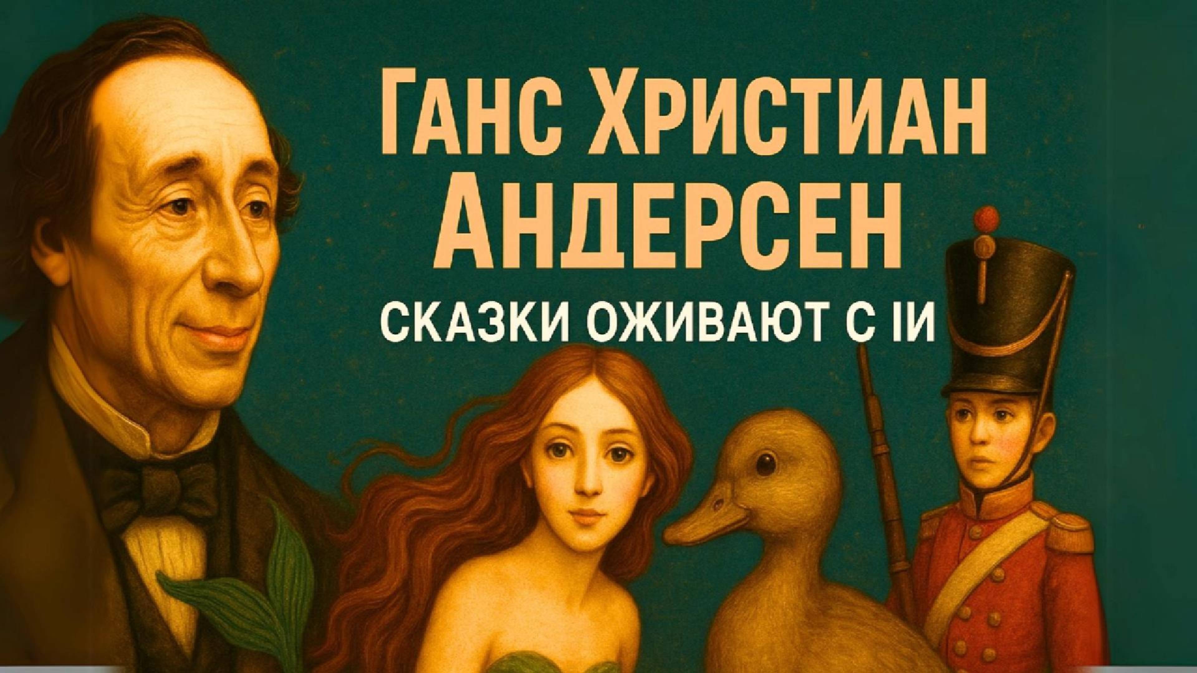 ГАНС ХРИСТИАН АНДЕРСЕН Сказки оживают с ИИ.