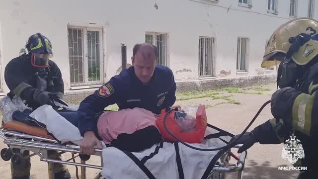 Пожар условный, обстановка близка к реальной