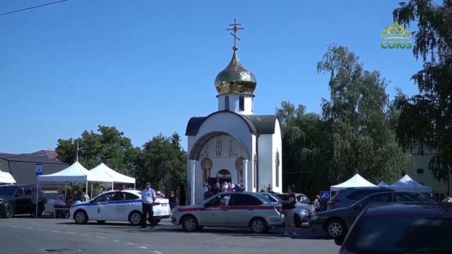 Освящение храма иконы Божией Матери "Семистрельная" с