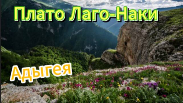 Плато Лаго-Наки! Адыгея!