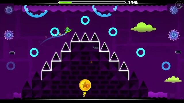 ИГРАЮ В////// Geometry Dash //// ПРОШЁЛ 2-ОЙ УРОВУНЬ