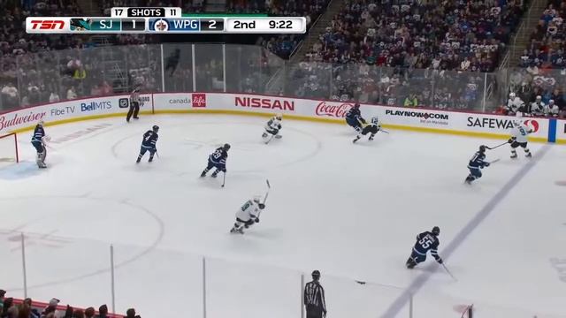 Виннипег - Сан-Хосе / NHL Highlights | Sharks @ Jets 2/14/20