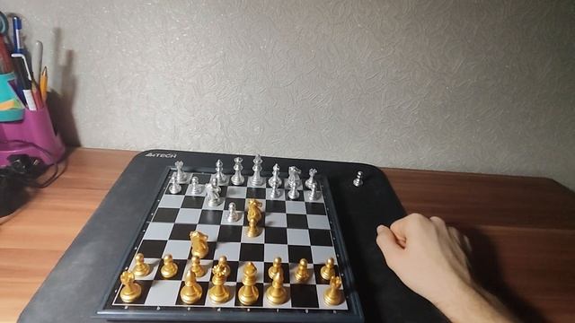Шах и мат конем и ферзем, очень хитрая и сильная ловушк