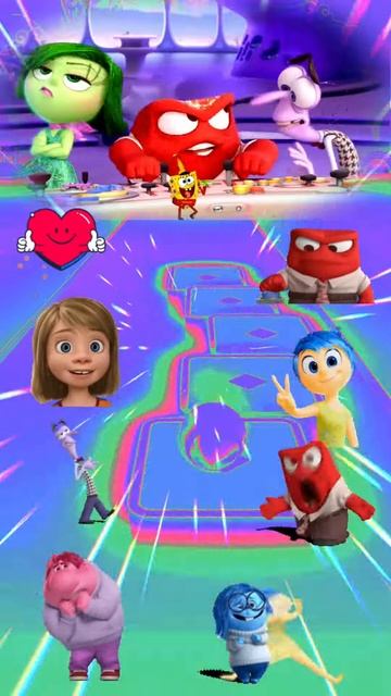 aZbtEhBycwo - Inside out 2 Tiles Hop Spongebob theme song #insideout2 #tileshopshorts #fascinatingti