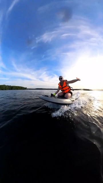 Релаксируем на электросёрфе FORTIUS от JSL JETBOARD