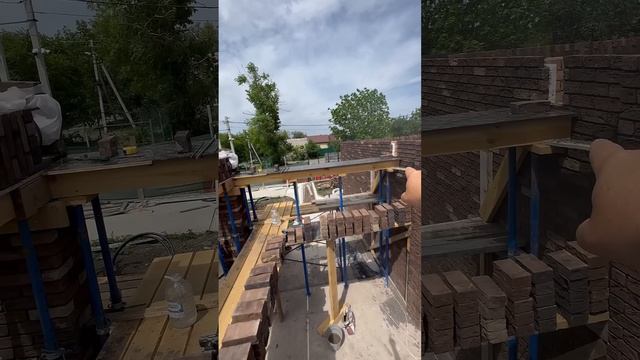 Как сделать балку с идеальным узором? #shorts #стройка #baustelle #немцы #дом #балка