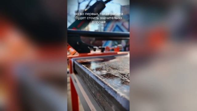 С этим приспособлением снимет и отполирует фаску обычный строитель без знаний в камнеобработке
