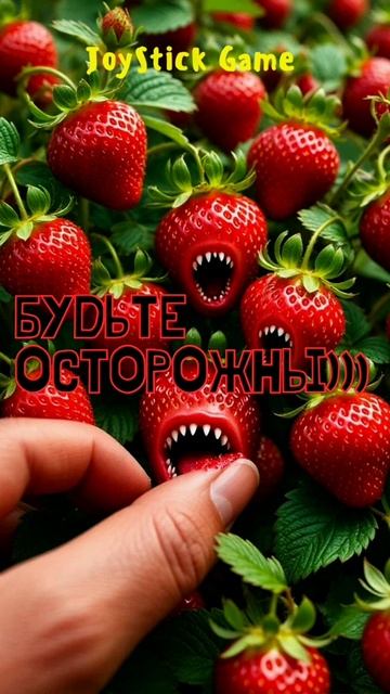 Зомби куст,Мутант клубника охотится за пальцами, ужасы,хоррор, фэнтези смотреть на JoyStickGame