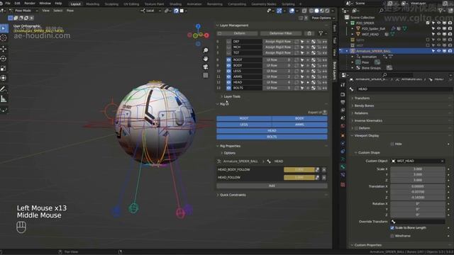 04_27 Rig UI (Blender 3.X)装备UI（Blender .X）