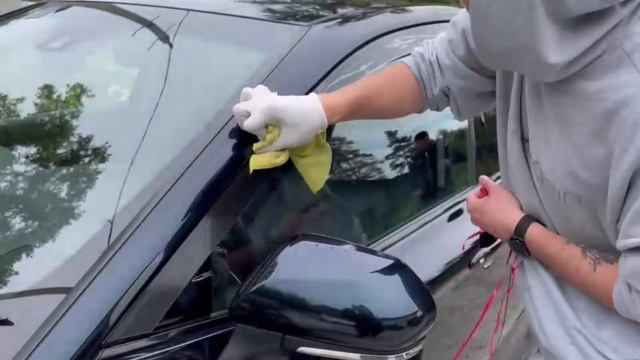 Видео установка 2Д дефлекторов / плоских ветровиков на Toyota Camry 70 / Тойота Камри 70