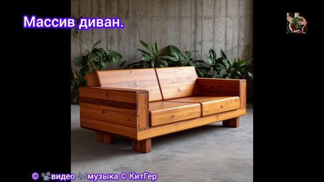 Диванчик из массива.