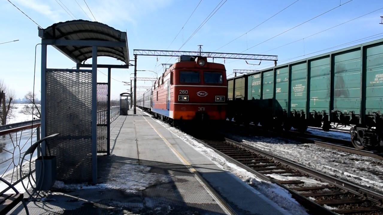 Электровоз ЭП1-260. Возвращение с Барнаула.