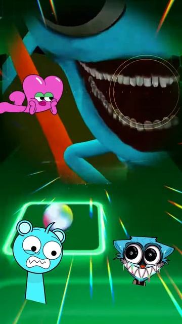 xq0mAvddUDo - Incredibox Sprunki Tapes ep5 Zoonomaly theme song Tiles Hop #tileshopshorts #sprunki